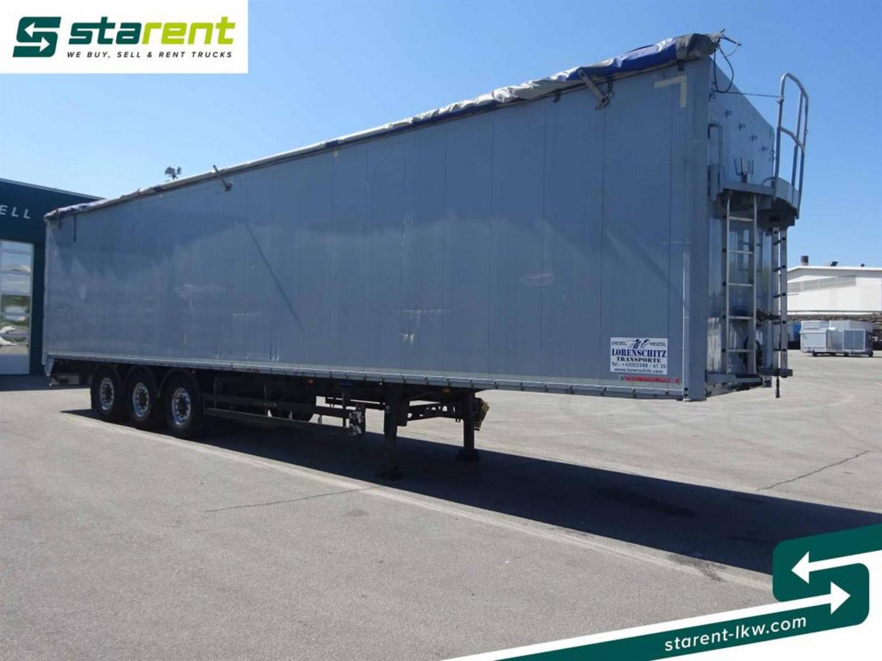 Schwarzmüller Schubbodenauflieger, 92 m³, Funkfernbedienung - Semirremolque piso movil: foto 3 Schwarzmüller Schubbodenauflieger, 92 m³, Funkfernbedienung - Semirremolque piso movil: foto 3