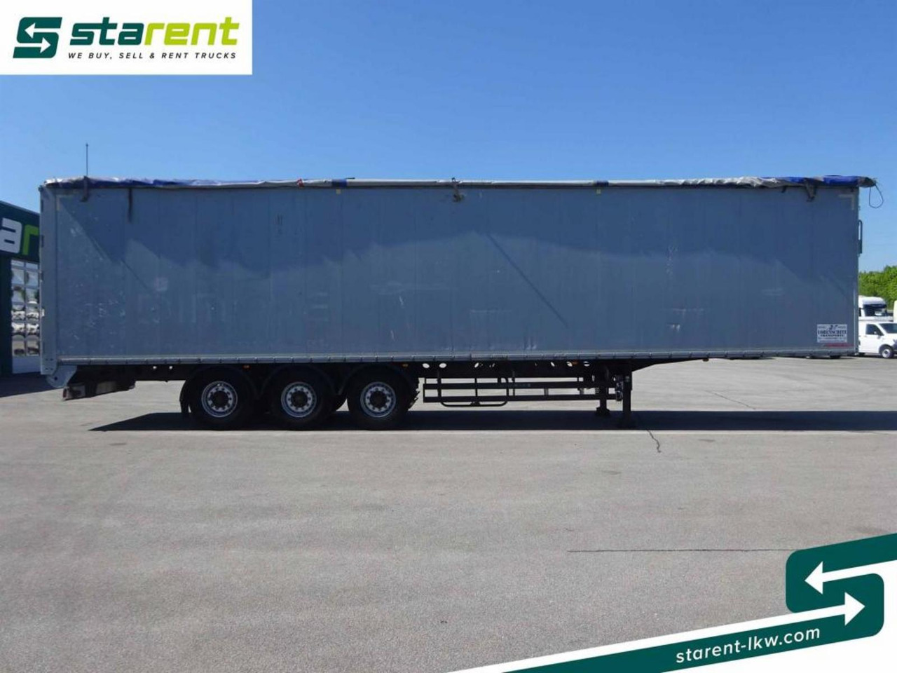 Schwarzmüller Schubbodenauflieger, 92 m³, Funkfernbedienung - Semirremolque piso movil: foto 4 Schwarzmüller Schubbodenauflieger, 92 m³, Funkfernbedienung - Semirremolque piso movil: foto 4