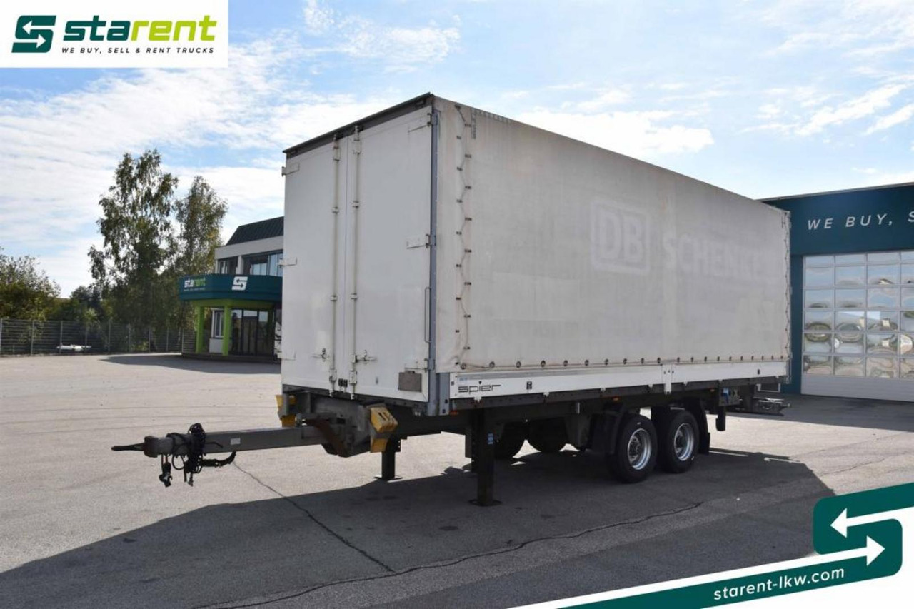 Spier Planen Tandemanhänger Durchladesys - Frontportalt. - Remolque con toldo: foto 1 Spier Planen Tandemanhänger Durchladesys - Frontportalt. - Remolque con toldo: foto 1
