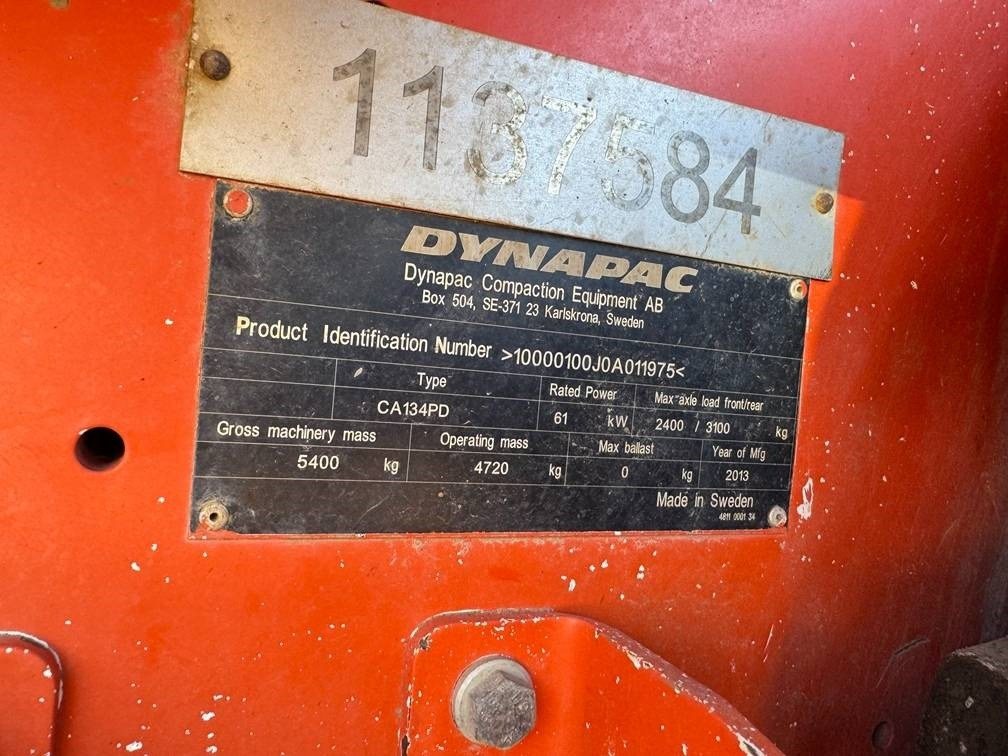 Compactador mixto Dynapac CA 134 PD: foto 11 Compactador mixto Dynapac CA 134 PD: foto 11
