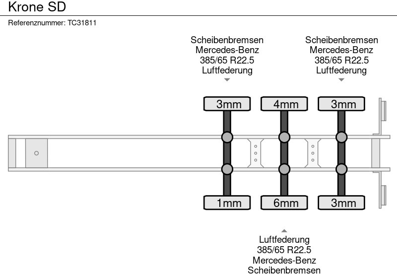 Semirremolque lona Krone SD: foto 10