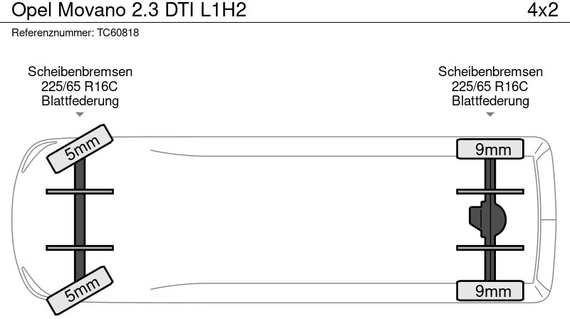 Opel Movano 2.3 DTI L1H2 - Furgoneta pequeña: foto 5 Opel Movano 2.3 DTI L1H2 - Furgoneta pequeña: foto 5