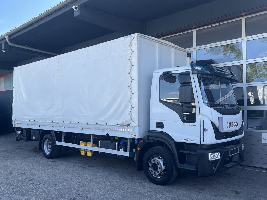 Iveco EuroCargo ML160E28 Klima 7,1m PrLBW 1.Hand 99`Km - Camión lona: foto 1 Iveco EuroCargo ML160E28 Klima 7,1m PrLBW 1.Hand 99`Km - Camión lona: foto 1