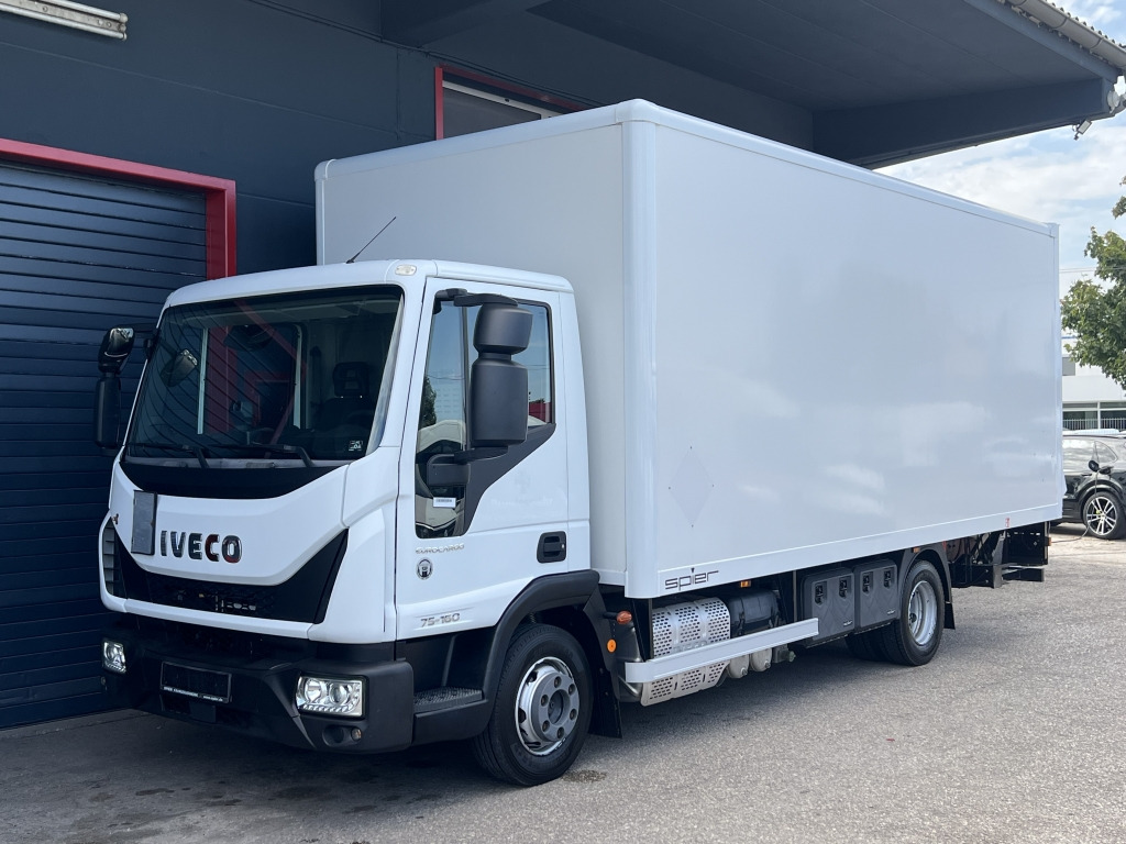 Iveco EuroCargo ML75E16 Klima 6,05m Koffer+LBW 29.'tkm - Furgoneta caja cerrada: foto 1 Iveco EuroCargo ML75E16 Klima 6,05m Koffer+LBW 29.'tkm - Furgoneta caja cerrada: foto 1
