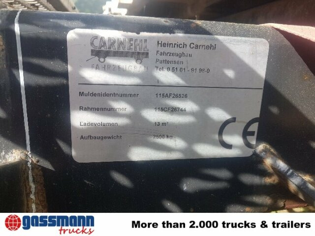 3-S-Kippbrücke, Alu Pendelbordwände und abklappbar, 13 cbm - Carrocería basculante: foto 3 3-S-Kippbrücke, Alu Pendelbordwände und abklappbar, 13 cbm - Carrocería basculante: foto 3