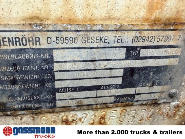 Blomenröhr 688/18000 - Remolque góndola rebajadas: foto 3 Blomenröhr 688/18000 - Remolque góndola rebajadas: foto 3