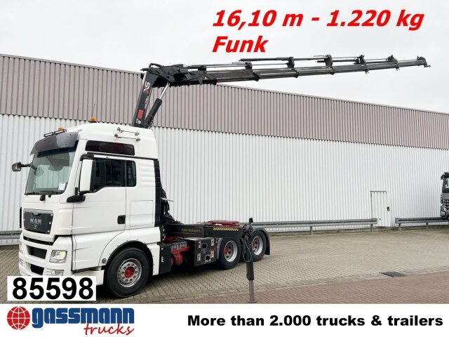 MAN TGX 26.480 6x4 BLS mit Kran Hiab 288E-6 Hipro, - Cabeza tractora: foto 1 MAN TGX 26.480 6x4 BLS mit Kran Hiab 288E-6 Hipro, - Cabeza tractora: foto 1
