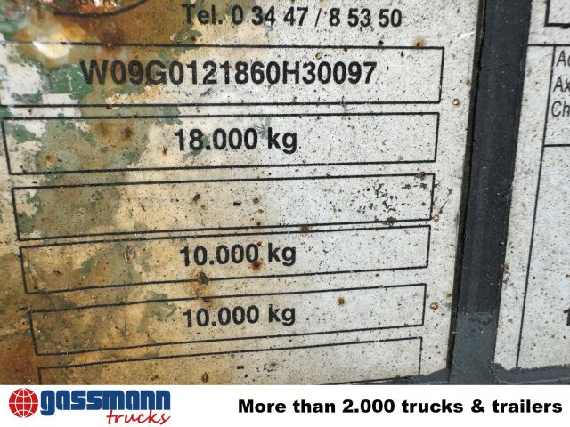 HKM A 18 ZB 3,4 Absetzanhänger - Remolque multilift/ Portacontenedores de cadenas: foto 2 HKM A 18 ZB 3,4 Absetzanhänger - Remolque multilift/ Portacontenedores de cadenas: foto 2