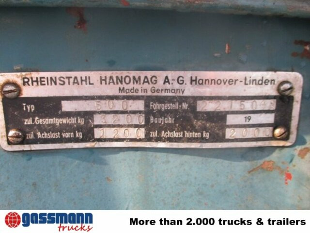 Hanomag Granit 500 - Tractor: foto 4 Hanomag Granit 500 - Tractor: foto 4