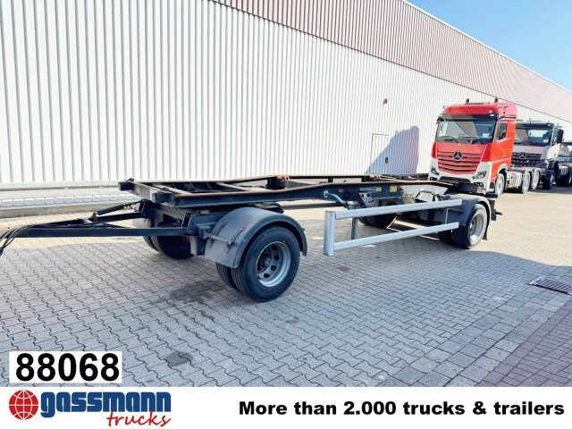 Hüffermann HSA 18.65 Schlittenabroller - Remolque multilift/ Portacontenedores de cadenas: foto 1 Hüffermann HSA 18.65 Schlittenabroller - Remolque multilift/ Portacontenedores de cadenas: foto 1