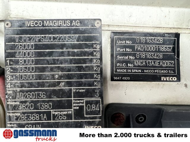 Iveco Trakker AD260T36 6x4 - Camión chasis: foto 2 Iveco Trakker AD260T36 6x4 - Camión chasis: foto 2
