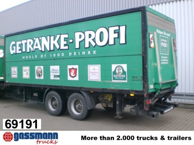 Kögel ZFHB 18, Böse Getränkekoffer, BÄR LBW - Remolque caja cerrada: foto 1 Kögel ZFHB 18, Böse Getränkekoffer, BÄR LBW - Remolque caja cerrada: foto 1