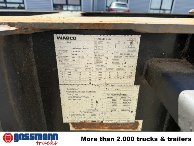 Lag 0-3-39 CD Containerchassis, 20ft und 30ft, ADR - Semirremolque portacontenedore/ Intercambiable: foto 2 Lag 0-3-39 CD Containerchassis, 20ft und 30ft, ADR - Semirremolque portacontenedore/ Intercambiable: foto 2