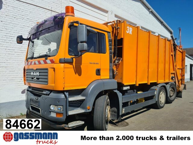 MAN TGA 28.320 6X2-4 BL, Lenkachse, Schörling - Camión de basura: foto 1 MAN TGA 28.320 6X2-4 BL, Lenkachse, Schörling - Camión de basura: foto 1