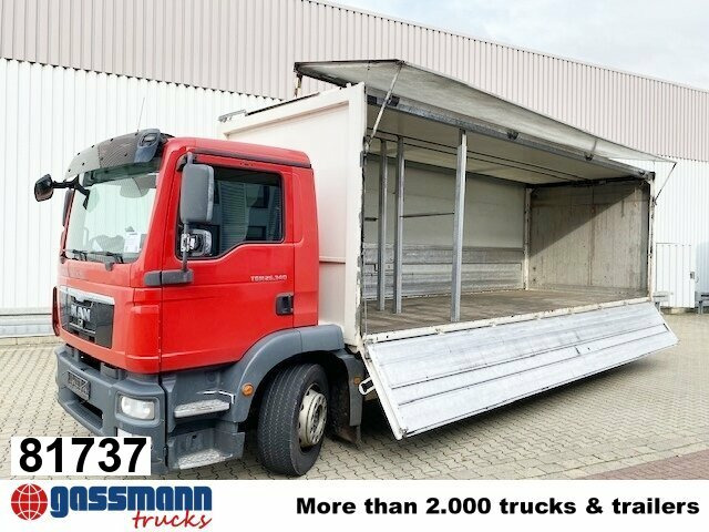 MAN TGM 26.340 6x2-4 LL Getränkewagen, - Camión caja cerrada: foto 1 MAN TGM 26.340 6x2-4 LL Getränkewagen, - Camión caja cerrada: foto 1