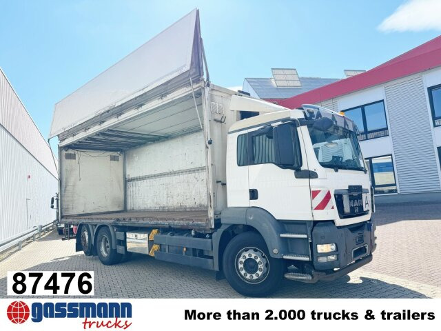 MAN TGS 26.360 6X2-4 BL, Lift-/Lenkachse, - Camión caja cerrada: foto 1 MAN TGS 26.360 6X2-4 BL, Lift-/Lenkachse, - Camión caja cerrada: foto 1