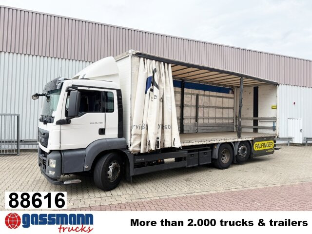 MAN TGS 26.400 6x2-4 LL, Lenk-/Liftachse - Camión caja abierta, Camión grúa: foto 1 MAN TGS 26.400 6x2-4 LL, Lenk-/Liftachse - Camión caja abierta, Camión grúa: foto 1