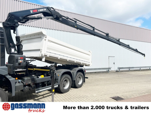 MAN TGS 33.430 6x6 BB CH mit Kran Hiab X-HiDuo 228 - Camión volquete, Camión grúa: foto 2 MAN TGS 33.430 6x6 BB CH mit Kran Hiab X-HiDuo 228 - Camión volquete, Camión grúa: foto 2