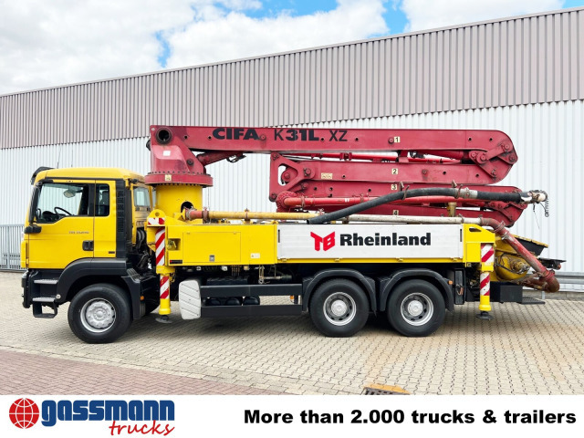 MAN TGS 33.440 6X4 BB, Betonpumpe CIFA K31L XZ, 31m - Bomba de hormigón: foto 2 MAN TGS 33.440 6X4 BB, Betonpumpe CIFA K31L XZ, 31m - Bomba de hormigón: foto 2