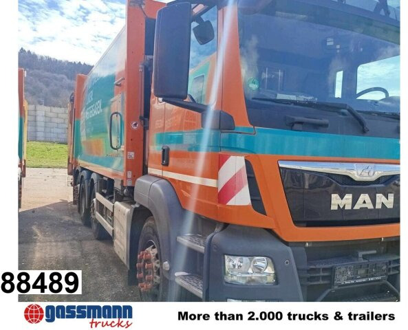 MAN TGS 35.360 8x2-6 BL, 2x Lenkachse, Zöller - Camión de basura: foto 1 MAN TGS 35.360 8x2-6 BL, 2x Lenkachse, Zöller - Camión de basura: foto 1