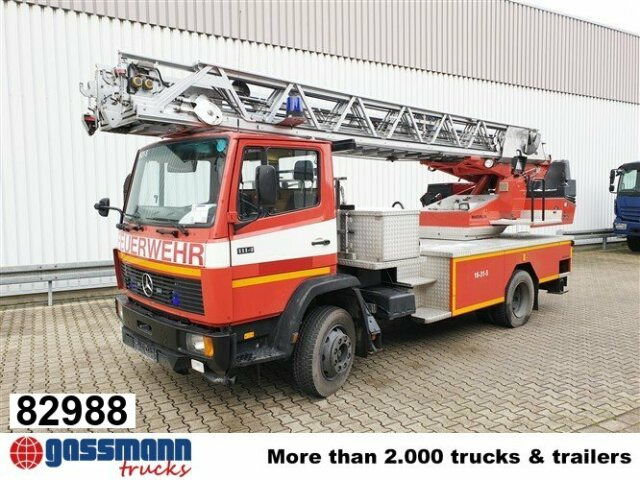 Mercedes-Benz 1114 4x2 DLK 18-12 CC Drehleiter, 24 Meter - Camión de bomberos: foto 1 Mercedes-Benz 1114 4x2 DLK 18-12 CC Drehleiter, 24 Meter - Camión de bomberos: foto 1