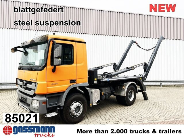 Mercedes-Benz Actros 2141 K 4x2, Tele-Absetzer - Camión portacontenedor de cadenas: foto 1 Mercedes-Benz Actros 2141 K 4x2, Tele-Absetzer - Camión portacontenedor de cadenas: foto 1