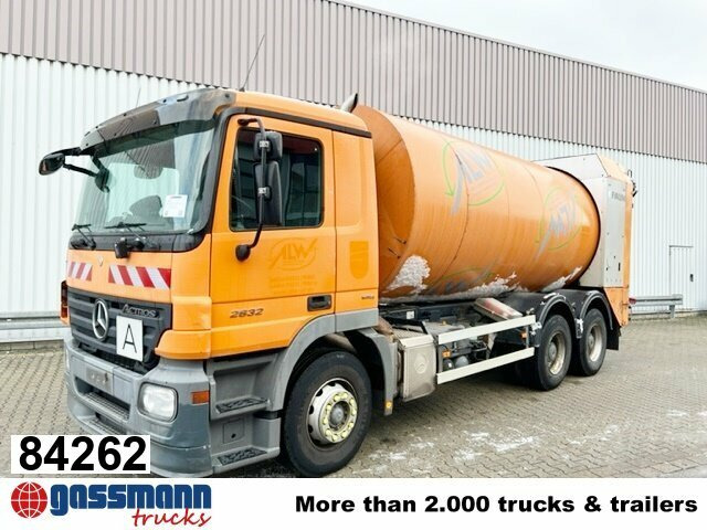Mercedes-Benz Actros 2632/41 6x4, FAUN Rotopress 520, - Camión de basura: foto 1 Mercedes-Benz Actros 2632/41 6x4, FAUN Rotopress 520, - Camión de basura: foto 1