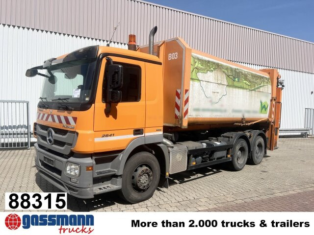Mercedes-Benz Actros 2641/48 L 6x4, Seilabroller, Haller - Camión de basura: foto 1 Mercedes-Benz Actros 2641/48 L 6x4, Seilabroller, Haller - Camión de basura: foto 1