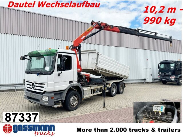 Mercedes-Benz Actros 2644/48 LK 6x4, Dautel Wechselsystem, - Camión volquete, Camión grúa: foto 1 Mercedes-Benz Actros 2644/48 LK 6x4, Dautel Wechselsystem, - Camión volquete, Camión grúa: foto 1
