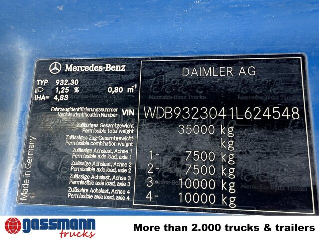 Mercedes-Benz Actros MP 3, 3241/8x4, Alukipper Bordmatik, - Camión volquete: foto 5 Mercedes-Benz Actros MP 3, 3241/8x4, Alukipper Bordmatik, - Camión volquete: foto 5