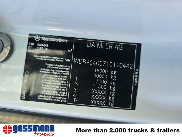 Mercedes-Benz Arocs 1827/30 A 4x4, mehrfach vorhanden! - Camión chasis: foto 4 Mercedes-Benz Arocs 1827/30 A 4x4, mehrfach vorhanden! - Camión chasis: foto 4