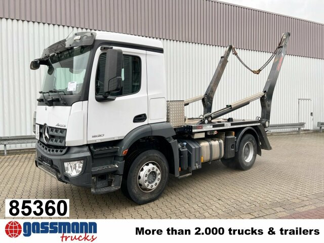 Mercedes-Benz Arocs 1830 K 4x2, Funk - Camión portacontenedor de cadenas: foto 1 Mercedes-Benz Arocs 1830 K 4x2, Funk - Camión portacontenedor de cadenas: foto 1