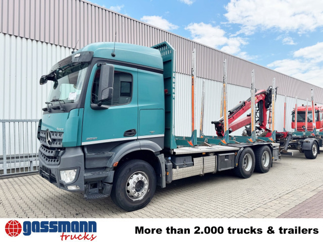 Camión forestal, Camión grúa Mercedes-Benz Arocs 2651 L 6x4, Retarder, StreamSpace,: foto 9