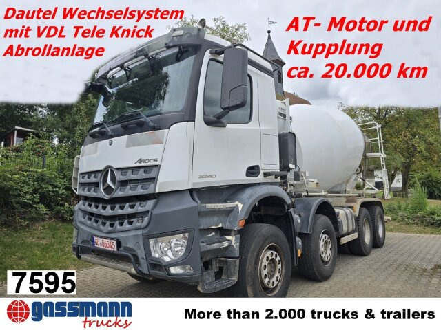 Mercedes-Benz Arocs 3240 8x4, 9 cbm Liebherr HTM 904 F - Camión hormigonera: foto 1 Mercedes-Benz Arocs 3240 8x4, 9 cbm Liebherr HTM 904 F - Camión hormigonera: foto 1