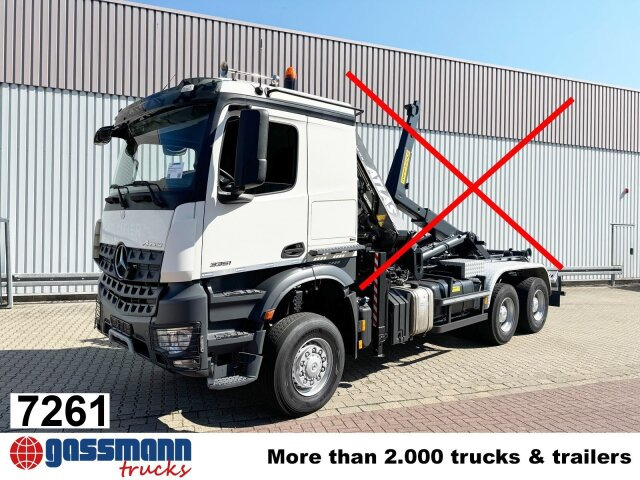 Mercedes-Benz Arocs 3351 AK 6x6, Retarder, Navi, Grounder - Camión multibasculante: foto 1 Mercedes-Benz Arocs 3351 AK 6x6, Retarder, Navi, Grounder - Camión multibasculante: foto 1