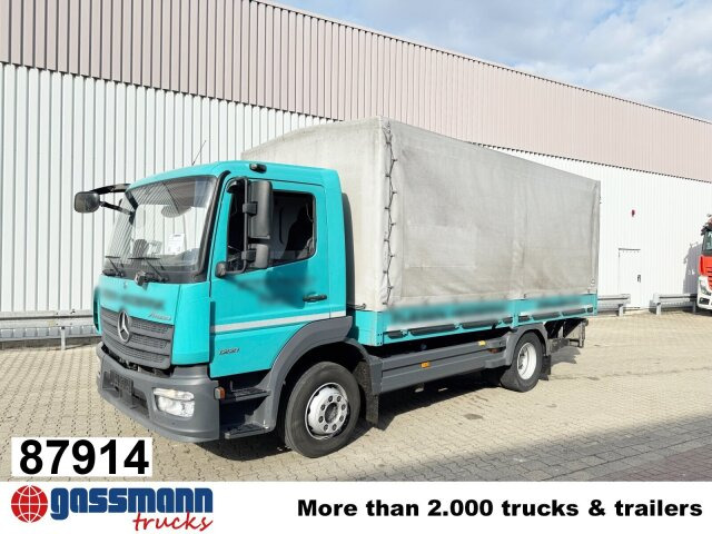 Mercedes-Benz Atego 1221 L 4x2 mit LBW BÄR - Camión caja abierta: foto 1 Mercedes-Benz Atego 1221 L 4x2 mit LBW BÄR - Camión caja abierta: foto 1