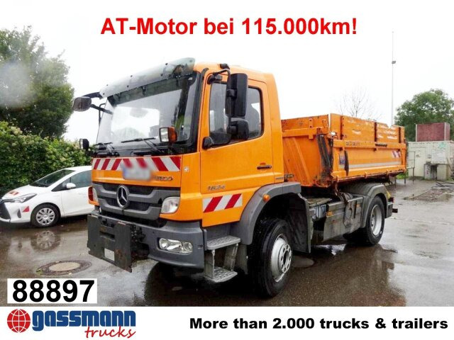 Mercedes-Benz Atego 1624 AK 4x4, AT-Motor, - Camión volquete, Camión grúa: foto 1 Mercedes-Benz Atego 1624 AK 4x4, AT-Motor, - Camión volquete, Camión grúa: foto 1