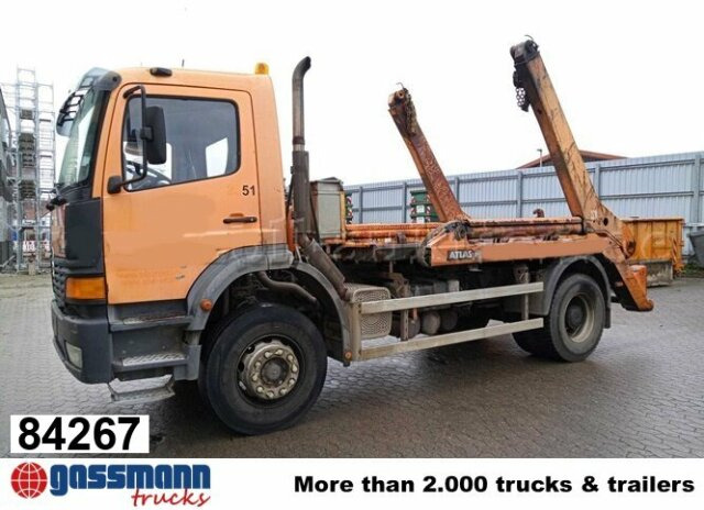 Mercedes-Benz Atego 1828 K 4x2 - Camión portacontenedor de cadenas: foto 1 Mercedes-Benz Atego 1828 K 4x2 - Camión portacontenedor de cadenas: foto 1