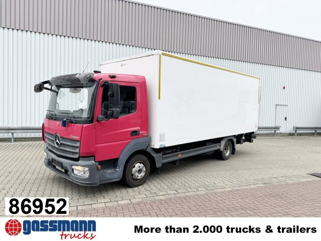 Mercedes-Benz Atego 816 4x2 mit LBW BÄR - Camión caja cerrada: foto 1 Mercedes-Benz Atego 816 4x2 mit LBW BÄR - Camión caja cerrada: foto 1
