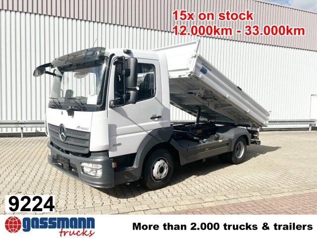 Mercedes-Benz Atego 818/23 K 4x2, 2x AHK, Meiller-Kipper, - Camión volquete: foto 1 Mercedes-Benz Atego 818/23 K 4x2, 2x AHK, Meiller-Kipper, - Camión volquete: foto 1