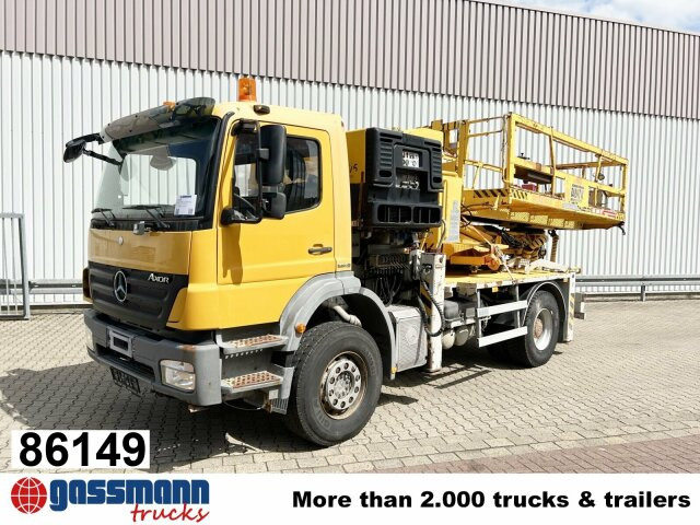 Mercedes-Benz Axor 1824 K 4x2, AMV Hubsteiger + Kompressor, - Camión con plataforma elevadora: foto 1 Mercedes-Benz Axor 1824 K 4x2, AMV Hubsteiger + Kompressor, - Camión con plataforma elevadora: foto 1