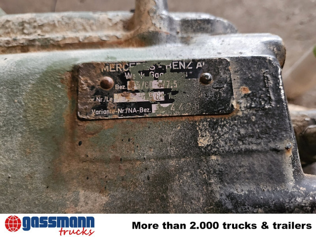 Mercedes-Benz LK 817 Schaltgetriebe G3/60-5/7.5 - Caja de cambios y piezas para Camión: foto 2 Mercedes-Benz LK 817 Schaltgetriebe G3/60-5/7.5 - Caja de cambios y piezas para Camión: foto 2