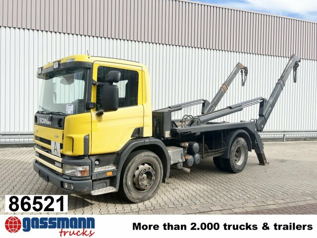 Scania 94G 260 GB 4x2, Meiller - Camión portacontenedor de cadenas: foto 1 Scania 94G 260 GB 4x2, Meiller - Camión portacontenedor de cadenas: foto 1