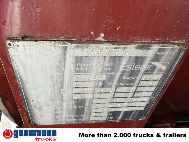Tankaufbau ca. 13.350l, 2 Kammern - Camión cisterna: foto 4 Tankaufbau ca. 13.350l, 2 Kammern - Camión cisterna: foto 4