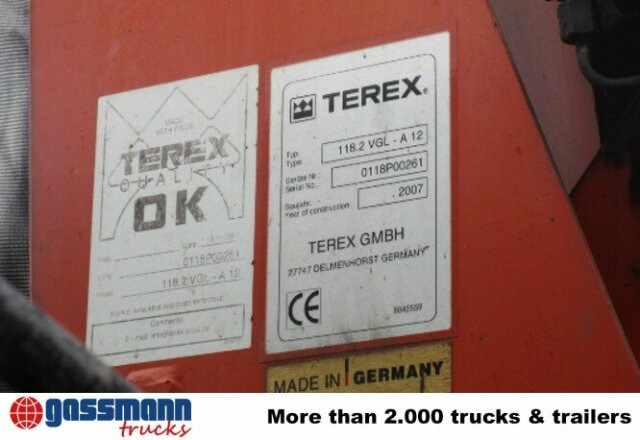 Grúa para camión para Camión Terex 118.2 VGL Kran, Greifersteuerung: foto 15 Grúa para camión para Camión Terex 118.2 VGL Kran, Greifersteuerung: foto 15