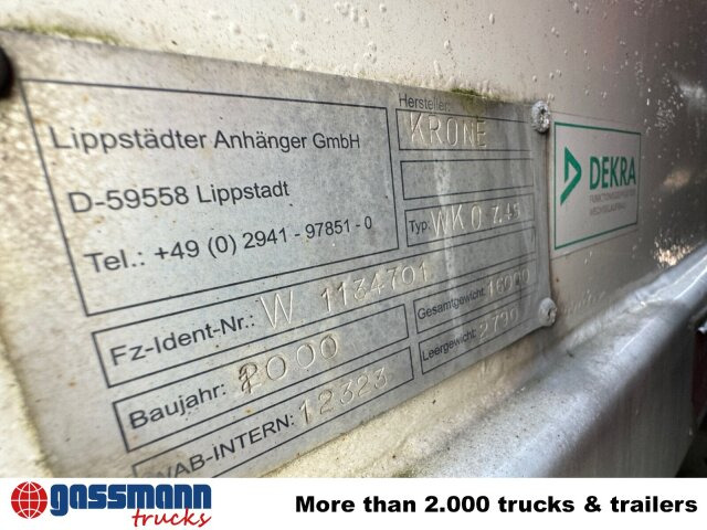 WKO 7.45 Wechselbrücke, Rolltor, Ex-Fahrschule, - Caja cerrada: foto 4 WKO 7.45 Wechselbrücke, Rolltor, Ex-Fahrschule, - Caja cerrada: foto 4