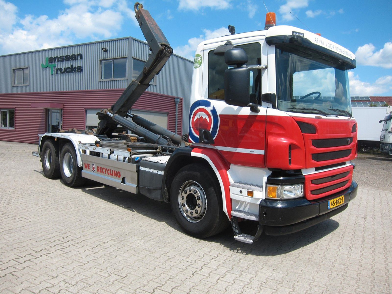 Scania P410 CB6X2 HSA Hyva 22T Haken E6 Liftachse - Camión multibasculante: foto 1 Scania P410 CB6X2 HSA Hyva 22T Haken E6 Liftachse - Camión multibasculante: foto 1