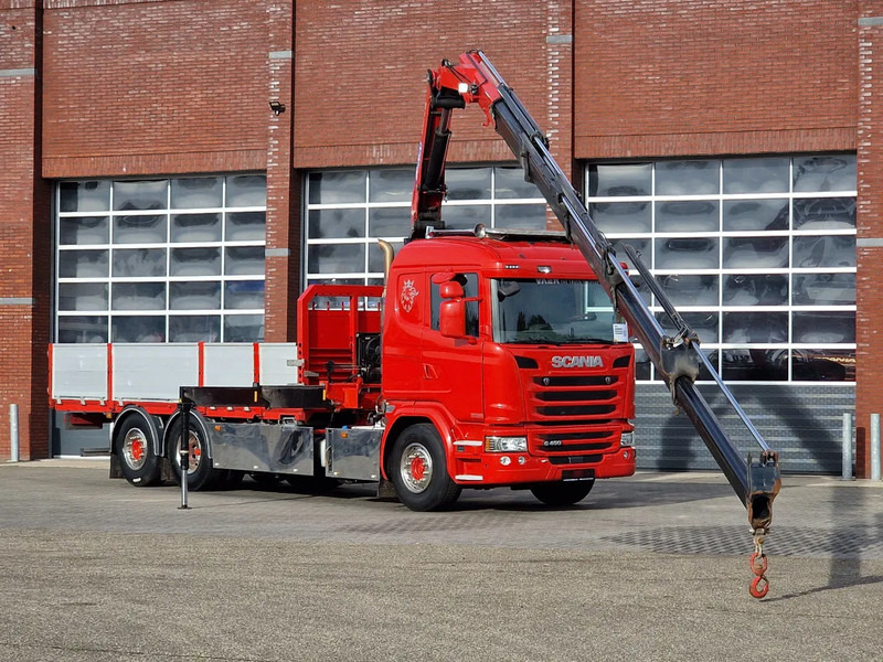Scania G450 6x2*4 - HMF 2620 K5 Crane with remote - Retarder - Steering axle - Camión grúa: foto 1 Scania G450 6x2*4 - HMF 2620 K5 Crane with remote - Retarder - Steering axle - Camión grúa: foto 1