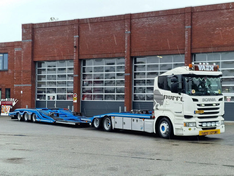 Scania R450 6x2 Trucktransporter GS Meppel + Trailer 2008 - Perfect condition - Retarder - Camión portavehículos: foto 2 Scania R450 6x2 Trucktransporter GS Meppel + Trailer 2008 - Perfect condition - Retarder - Camión portavehículos: foto 2