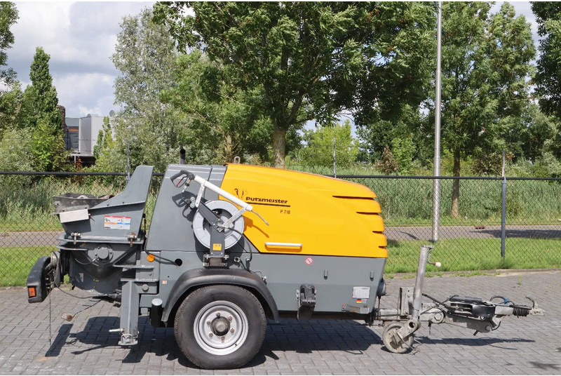 Putzmeister P718 TD | CONCRETE PUMP | LOW HOURS - Bomba de hormigon estacionaria: foto 1 Putzmeister P718 TD | CONCRETE PUMP | LOW HOURS - Bomba de hormigon estacionaria: foto 1